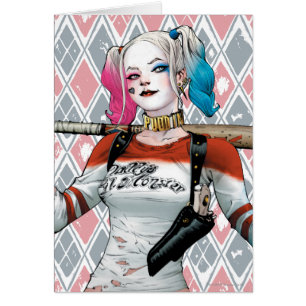 Cartão Esquadrão Suicida Harley Quinn