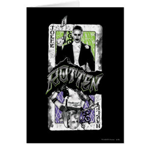 Cartão Esquadrão Suicida Joker & Harley Rotten