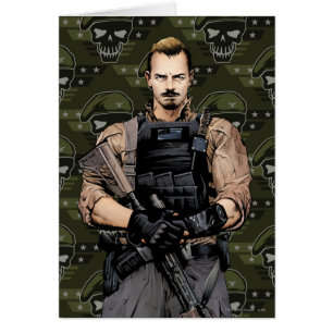 Cartão Esquadrão Suicida Rick Flag Quic Book Art