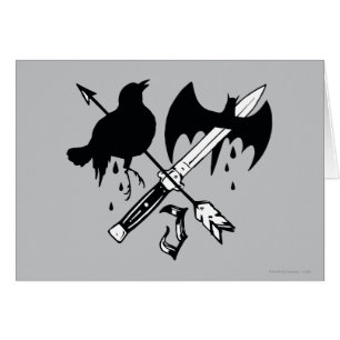 Cartão Esquadrão Suicida Símbolo de Joker