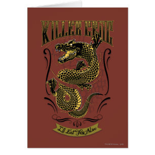 Cartão Esquadrão Suicida Tatuagem em Croc