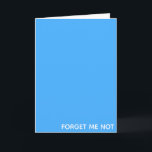 Cartão Esqueça o nome da cor não azul<br><div class="desc">Esqueça o nome da cor não azul</div>