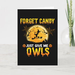 Cartão Esquece O Candy Só Me Dá O Presente De Halloween D