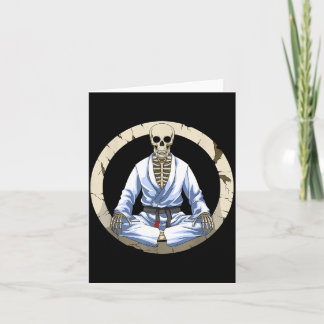 Cartão Esqueleto de Jiu Jitsu Brasileiro