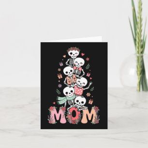 Cartão Esqueleto Engraçado Mãe Mamãe Dia das Mães