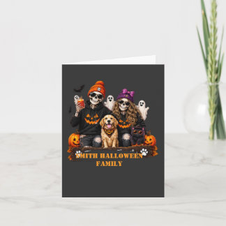 Cartão Esqueleto Personalizado de Halloween Fique Assusta