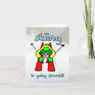 Cartão Esqui