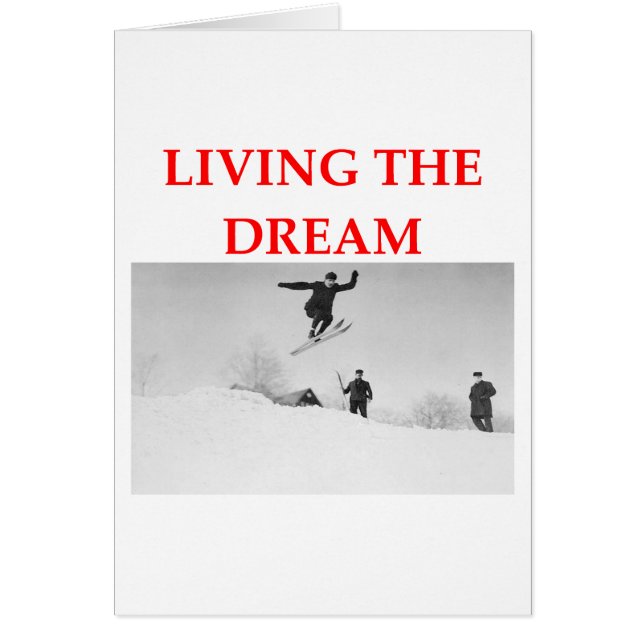 Cartão esqui (Frente)