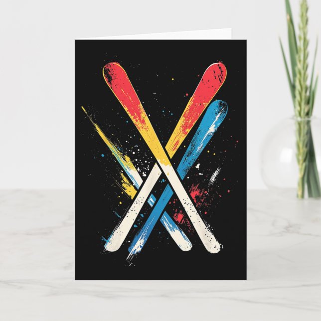 Cartão Esqui 1  (Frente)