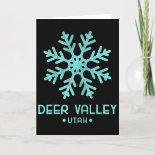 Cartão Esqui feminina Deer Valley Utah