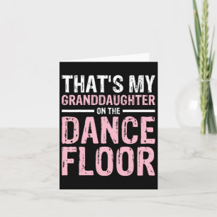 Cartão Essa é a minha neta no chão de dança 1