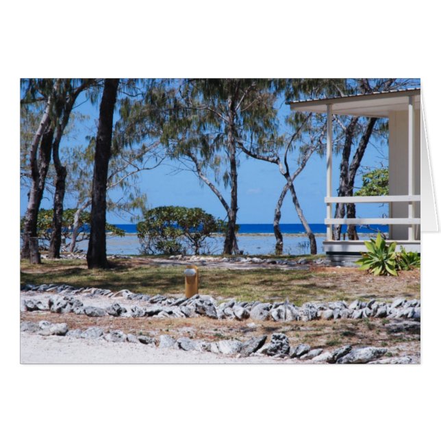 Cartão Essa é a vida no Paraíso (Frente Horizontal)