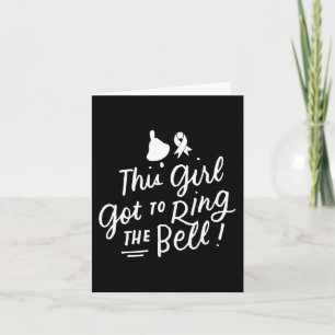 Cartão Essa garota tem que tocar o Quimio Bell Formando o