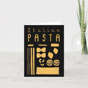Cartão Essential Italy Notecard - Massas alimentícias ita
