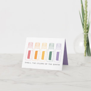 Cartão Essential Oils Bottles Thank You Customer