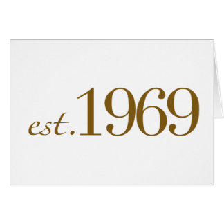 Cartão Est 1969