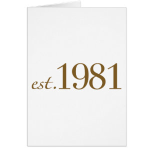 Cartão Est 1981 (ano do nascimento)