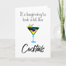 Está a começar a parecer muito com cocktails