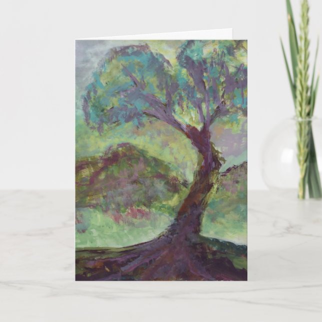 Cartão esta árvore, uma (Frente)