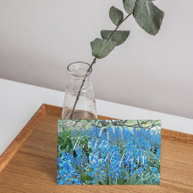Esta Citação Também Passará Bluebells Floral