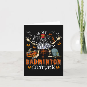 Cartão Esta É A Minha Maldita Mala De Roupa De Badminton