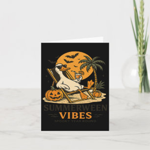 Cartão Esta é Alguma Camisa de Folha de Boo 