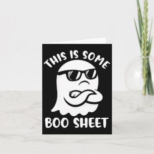 Cartão Esta É Uma Camisa Boo Sheet Mulheres Homens Crianç