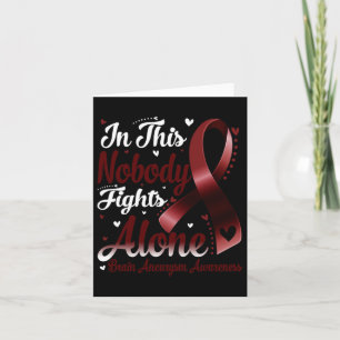 Cartão Esta Família Ninguém Luta Sozinho Conscientização 