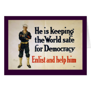 Cartão Está mantendo o mundo seguro para a democracia