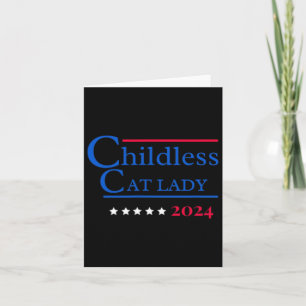 Cartão Esta Mulher De Gato Infantil Está Votando Kamala-h