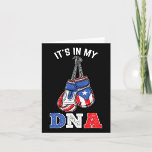 Cartão Está No Meu Dna Puerto Rican Boxing