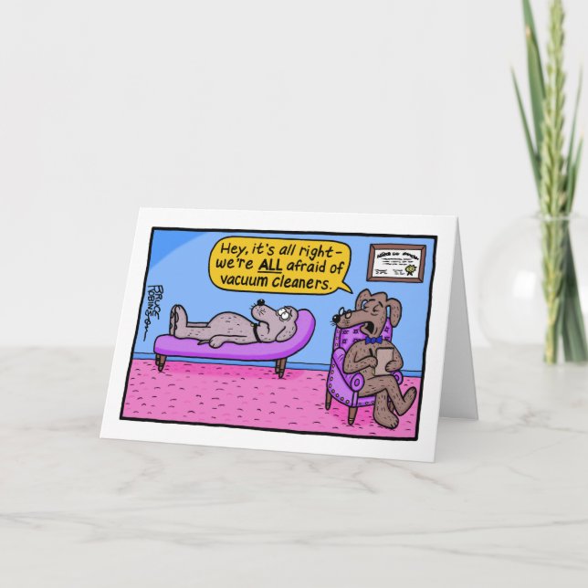 Cartão Está tudo bem, estamos todos com medo... (Frente)