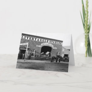 Cartão Estábulo de libré, 1865