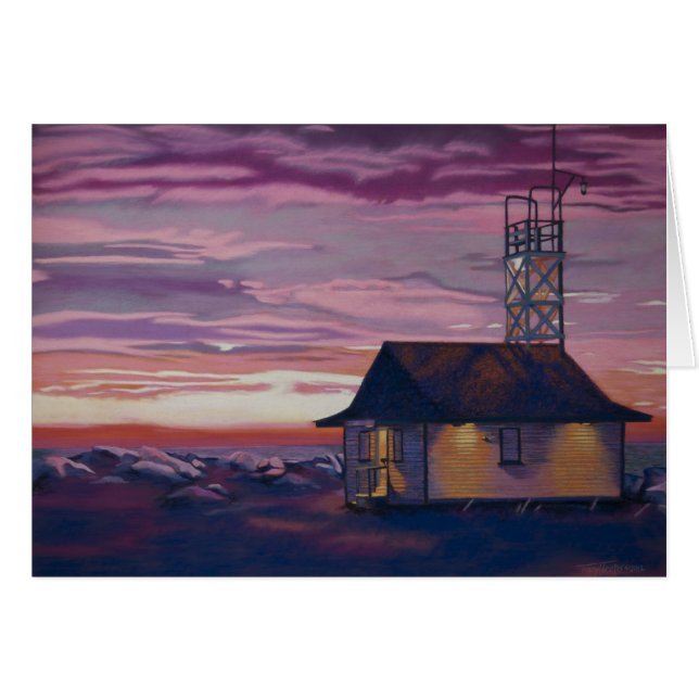 Cartão Estação Canadá da guarda de vida de Leuty (Frente horizontal)