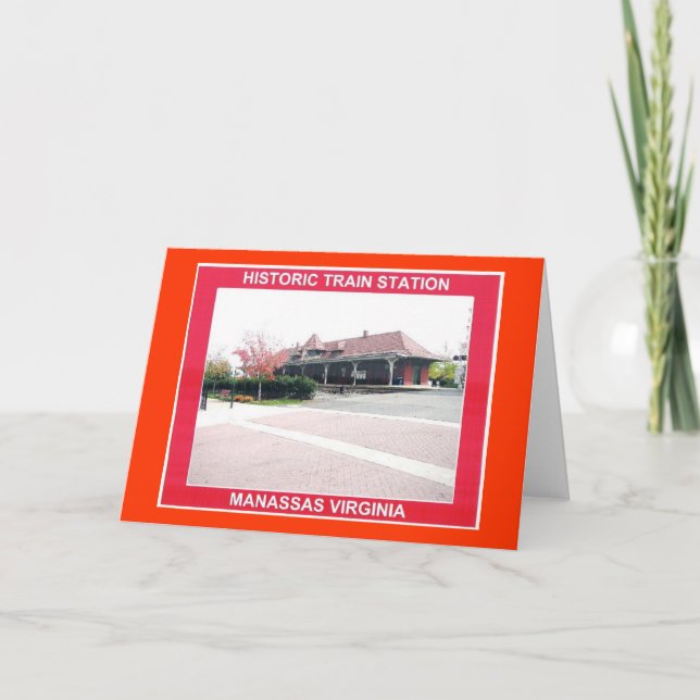 CARTÃO ESTAÇÃO DE CAMINHOS-DE-FERRO HISTÓRICO (Frente)