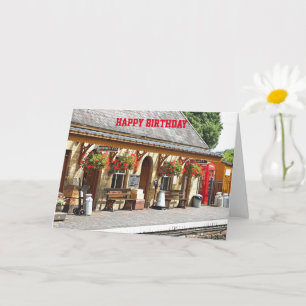 CARTÃO ESTAÇÃO DE COMBOIO ANTIGO