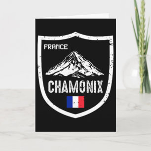 Cartão Estação de Esqui Chamonix França Esqui Montanha An