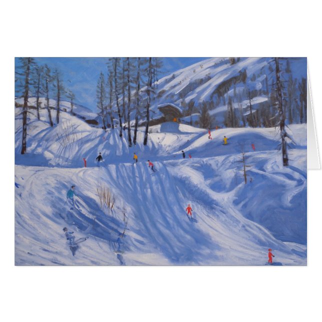 Cartão Estação de esqui Tignes 2009 (Frente Horizontal)