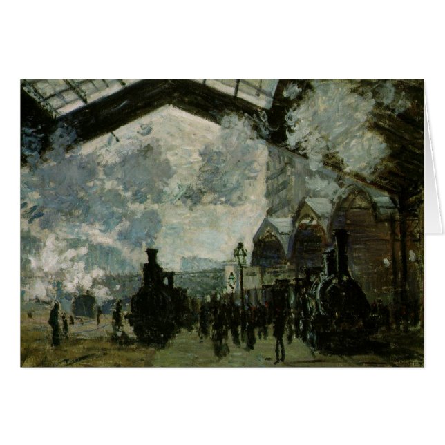 Cartão Estação de Lazare do santo (Frente Horizontal)