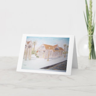 Cartão estação de trem menlo park