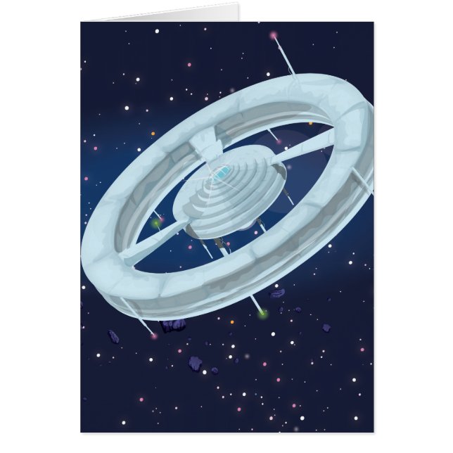 Cartão Estação Espacial (Frente)