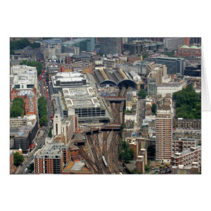 Cartão Estação Ferroviária Victoria