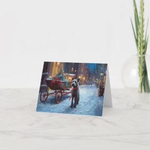 Cartão Estação Festiva de Natal Chesapeake