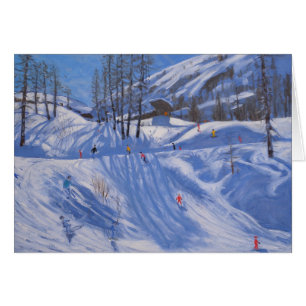 Cartão Estação Tignes 2009 do esqui