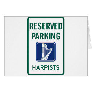 Cartão Estacionamento dos Harpists