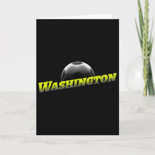 Cartão Estádio de Suporte aos Fãs de Futebol de Washingto