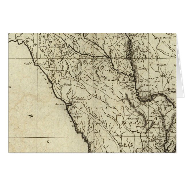 Cartão Estado da Carolina do Sul (Frente Horizontal)