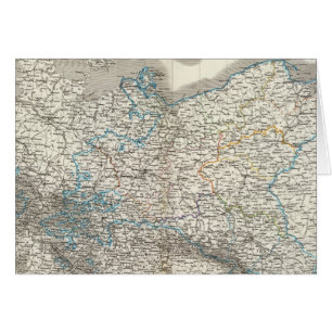 Cartão Estado da Preussische - Estado da Prússia