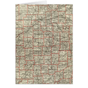 Cartão Estado de Indiana