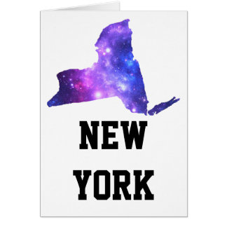 Cartão Estado do império da galáxia de New York